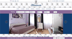 Desktop Screenshot of hotelblumarin.it
